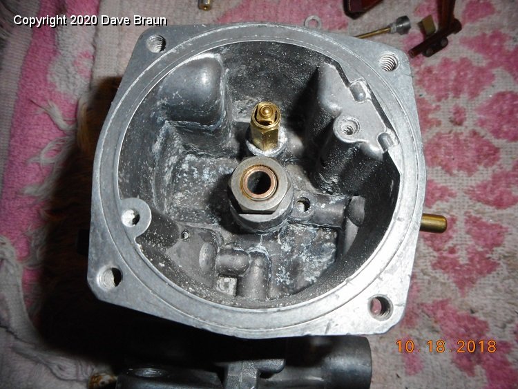 SU Carburetor Restorations MGB HIF4 1810 Disassembly DSCN1145sm